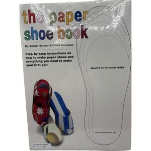 The Paper Shoe Book  - Make Your Own Paper Shoes New Sealed Wearable Craft
